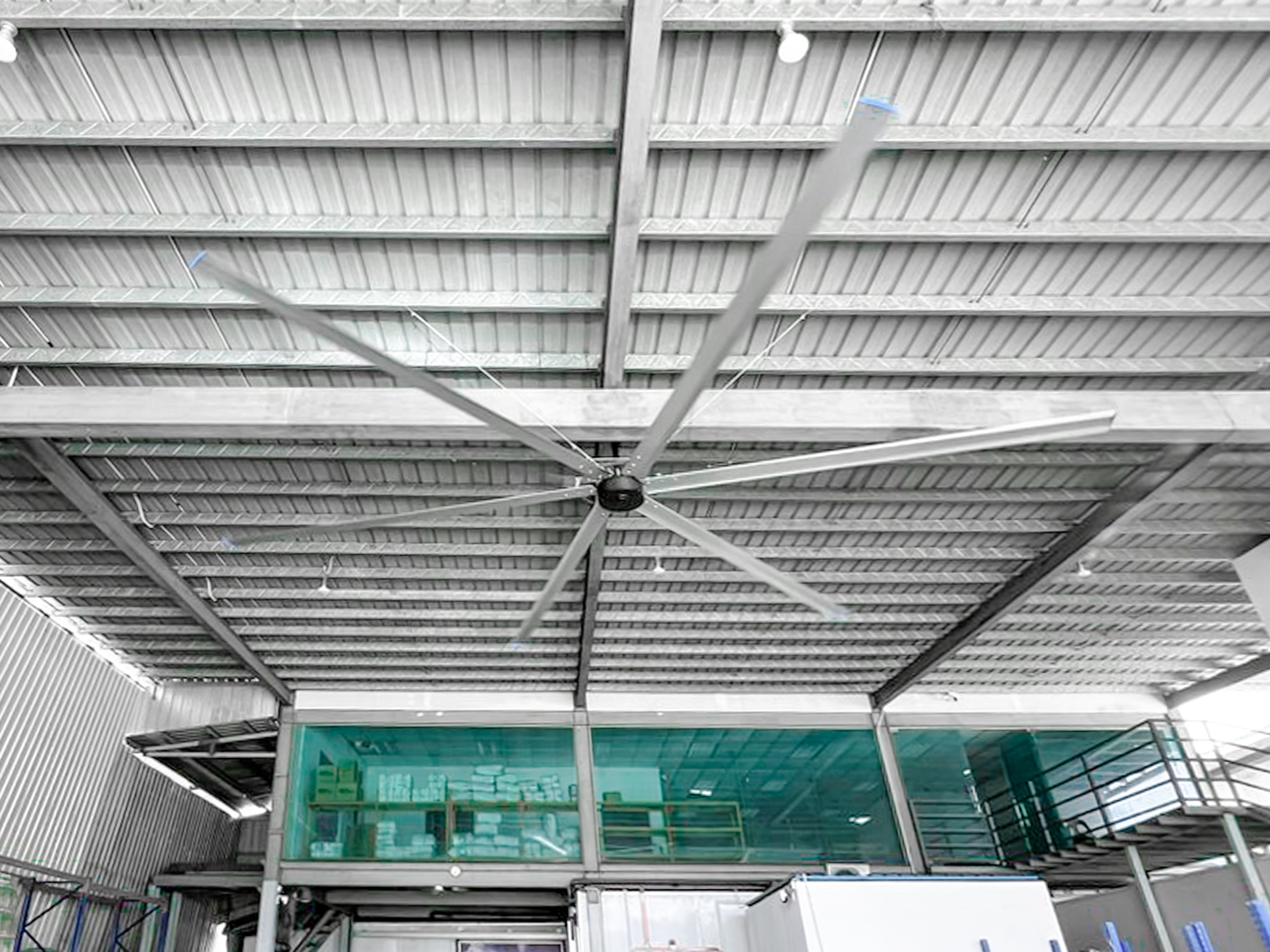 AIRON fans in a transport hub