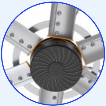 Fan blade anti-detachment ring